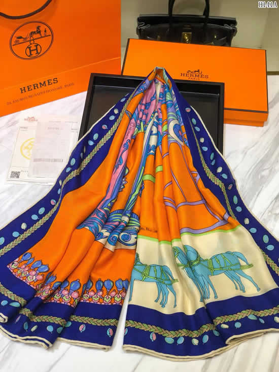 High Quality Female Shawl Hot Sale Men Scarf Replica Hermes Scarves 33